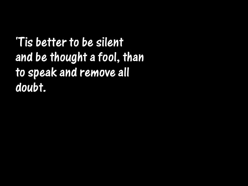 Silence Motivational Quotes
