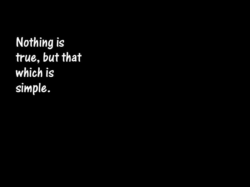 Simplicity Motivational Quotes