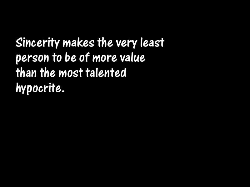 Sincerity Motivational Quotes