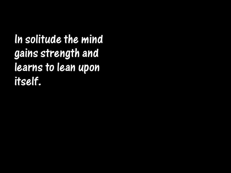 Solitude Motivational Quotes