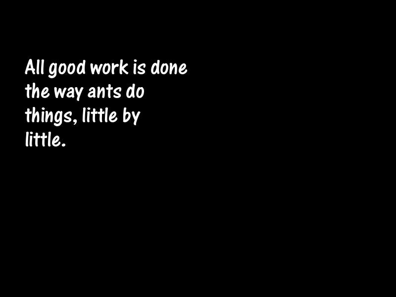 Things and little things Motivational Quotes