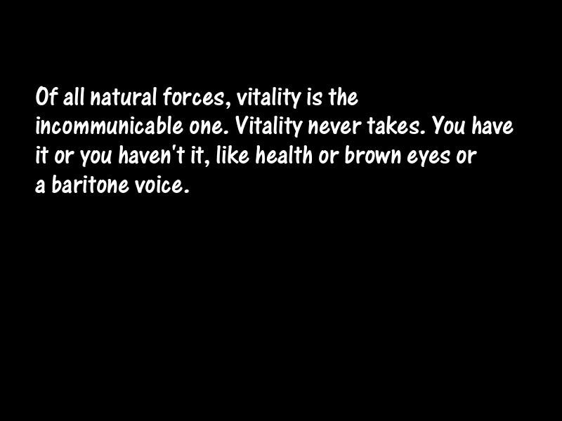 Vitality Motivational Quotes