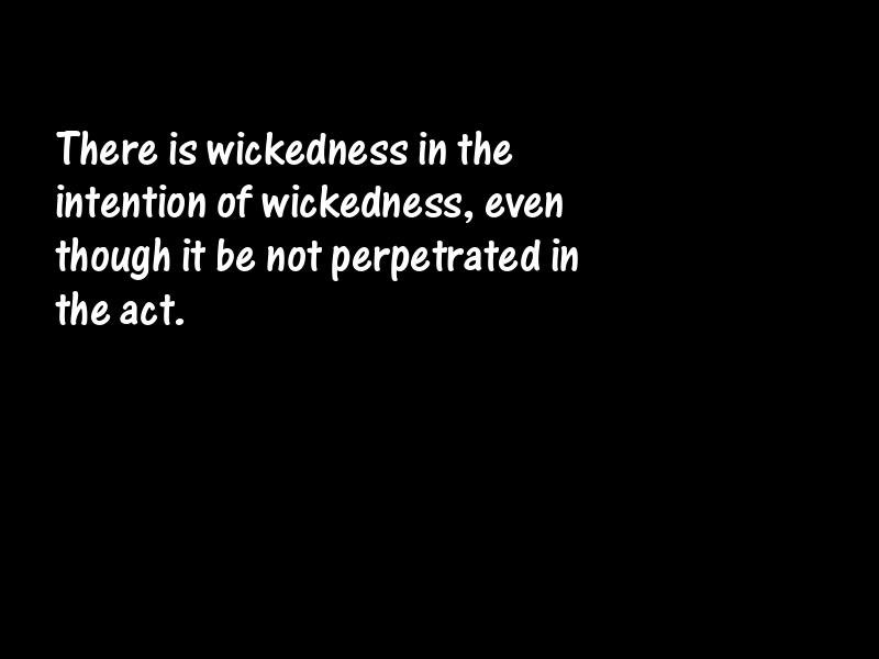 Wickedness Motivational Quotes
